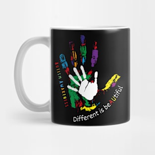 Autism Awareness - Different is Beautiful Mug